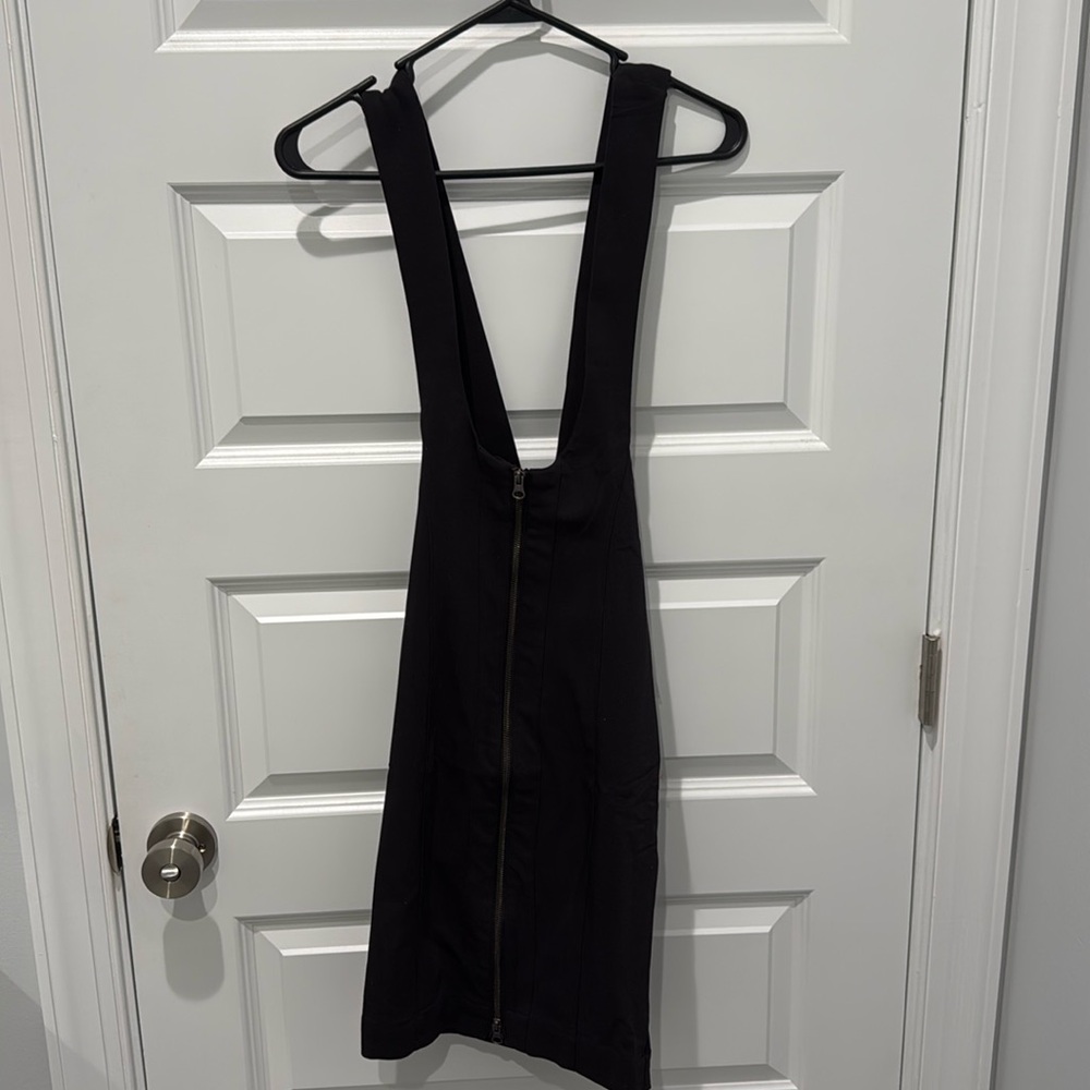 NWT Black Corset Like Overall Skirt Forever 21